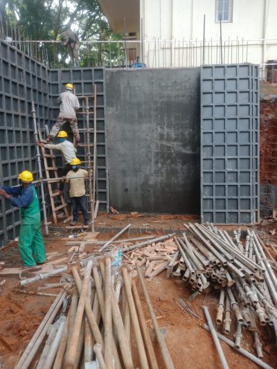 Wall formwork wall formwork installation image view